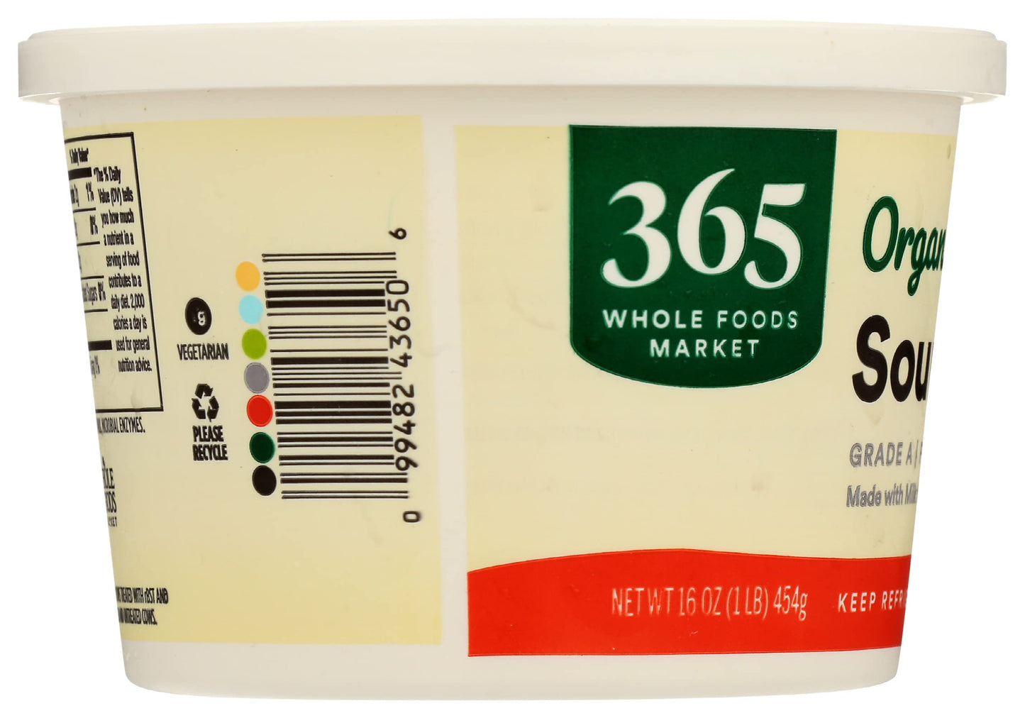 365 by Whole Foods Market, Sour Cream Organic, 16 Ounce