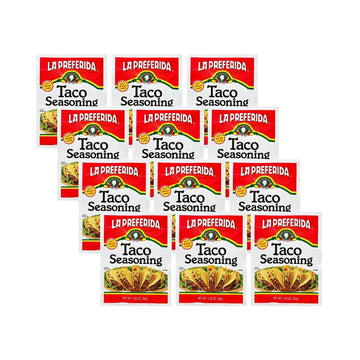 La Preferida Authentic Taco Seasoning Mix - Bold Flavor, Versatile Spice blend for Wings, Burgers, Soups, Dips & more, 1.25 oz (