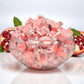 Premium Pomegranate Saltwater Taffy Chewy Candy Sweet, Tropical Flavor Bulk 1 Lb Bag 60+ Pieces Individually Wrapped, Nut & Glut