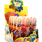 Happiness Usa 12 Pieces Mr. Squeezy Pop Squeeze N Lick Sour Candy & Lollipop - Strawberry, Apple, And Blue Raspberry Flavors - K