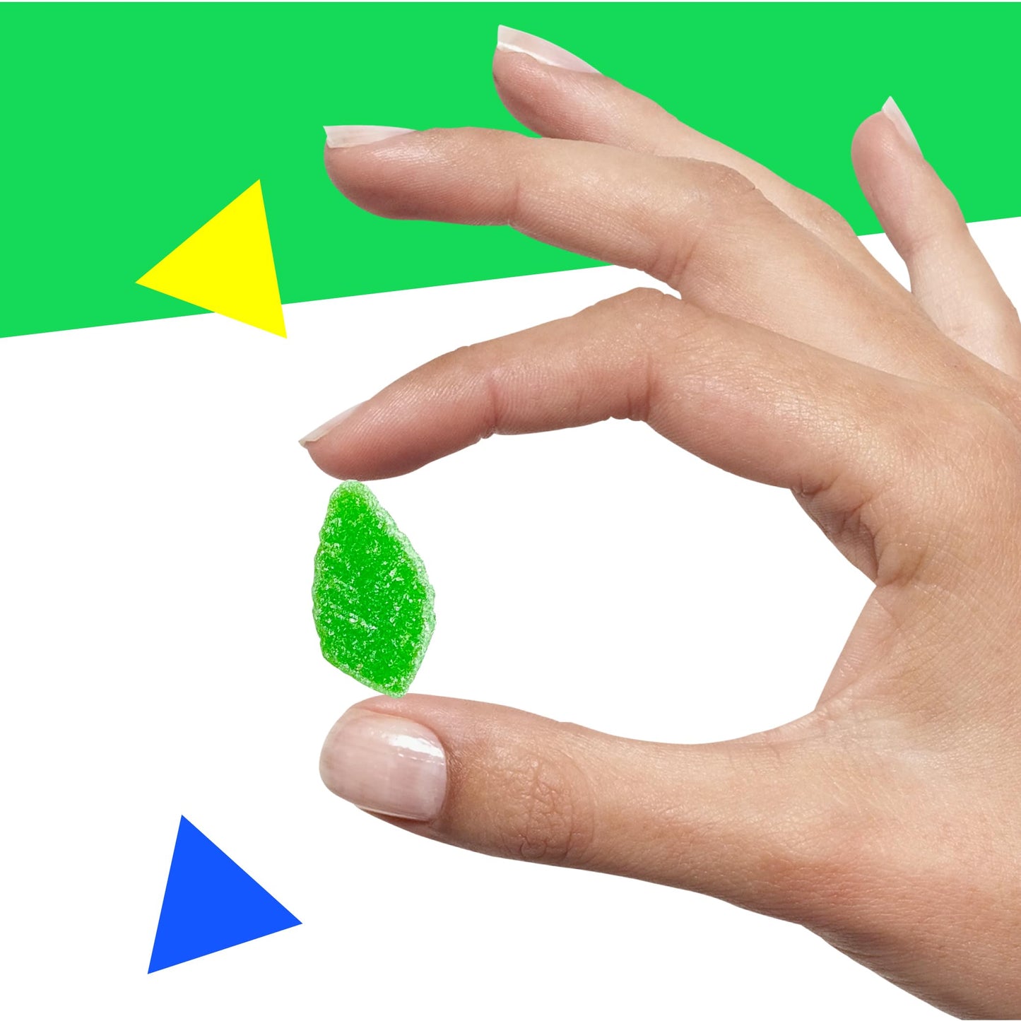 Spearmint Leaves Green Jelly Candy (3 Pound Bag)