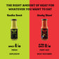 Naagin Smoky Bhoot Hot Chilli - Extra Spicy Sauce (230Gm) + Kantha Hot Chilli Medium Spicy Sauce (230Gm), (Pack Of Two)