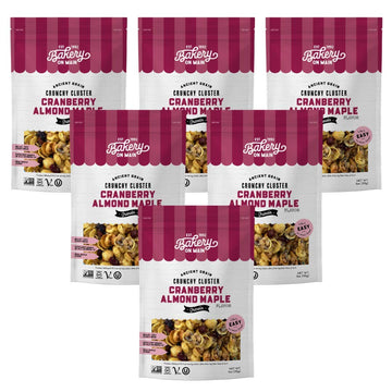 Bakery On Main, Gluten-Free Granola + Ancient Grains, Vegan & Non Gmo - Cranberry Almond Maple, 11Oz (Pack Of 6)