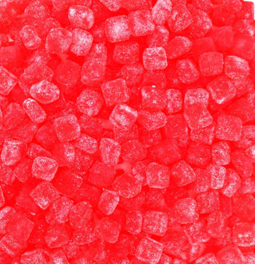 SweetGlob Sour Chewy Cubes Candy (2 Pound, Red Strawberry)
