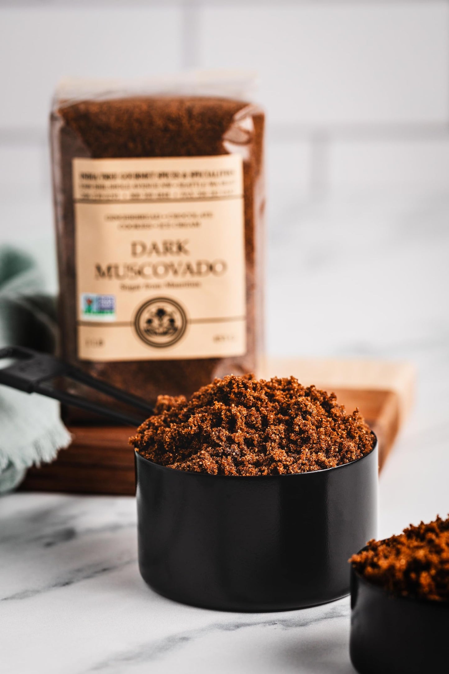 India Tree Dark Muscovado Sugar, 1 lb (Pack of 4)