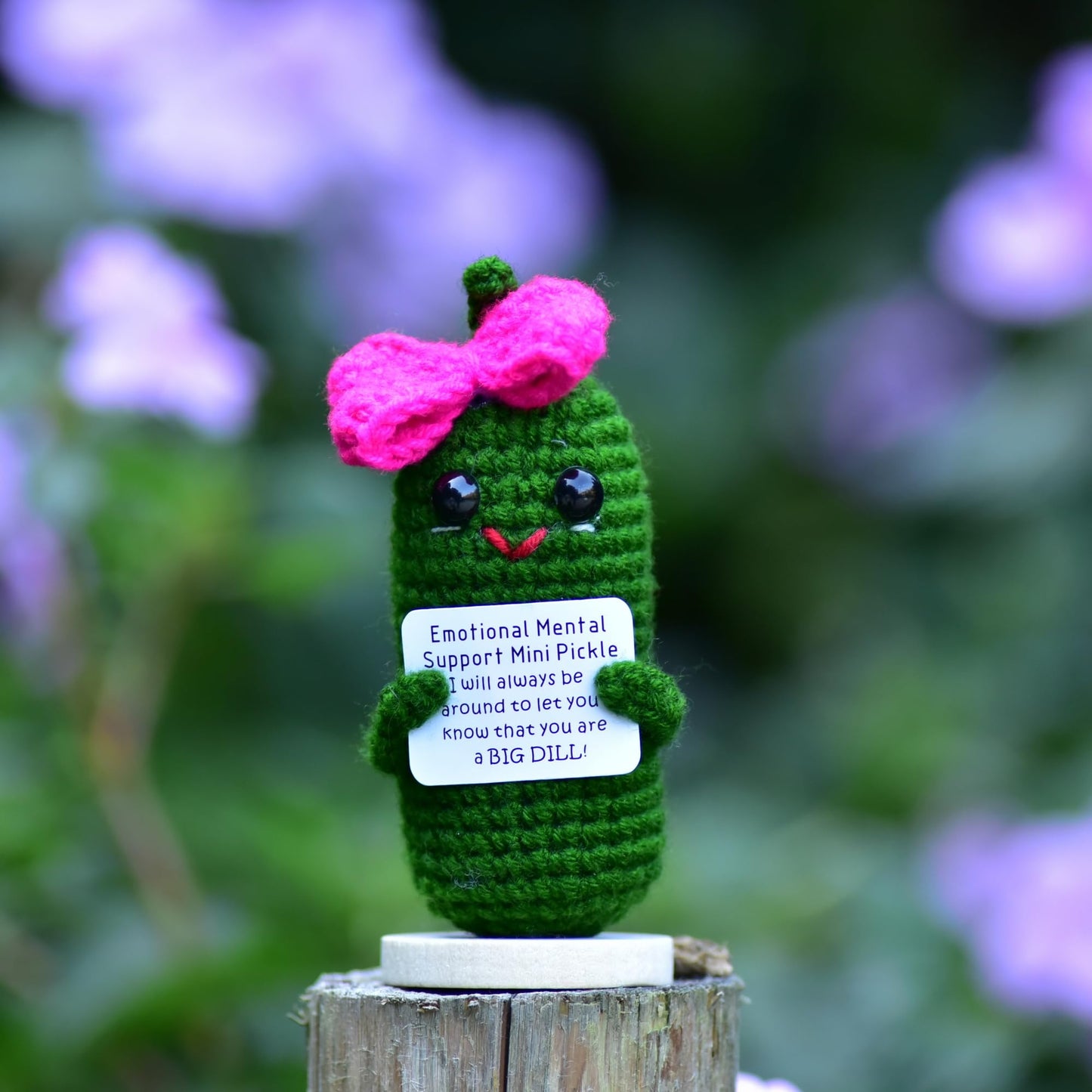 Kalawalk Funny 1 Pcs Crochet Gifts With Positive Affirmations Cards For Inspirational Novelty Good Luck Gifts And Party Decorati