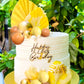 Orange Cake Decoration Summer Sunshine Cake Topper Yellow Orange Balls Cake Decoration For Wedding Bridal Shower Birthday