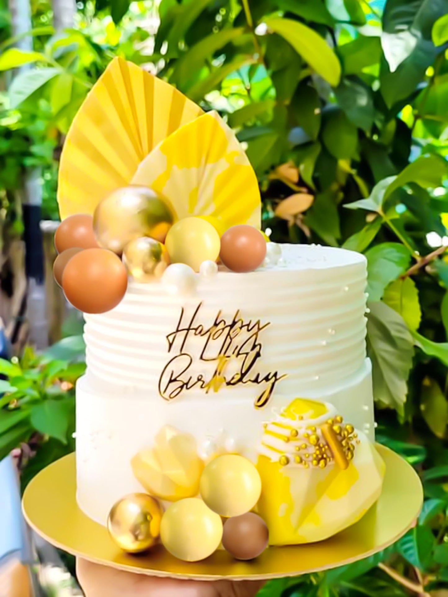 Orange Cake Decoration Summer Sunshine Cake Topper Yellow Orange Balls Cake Decoration For Wedding Bridal Shower Birthday