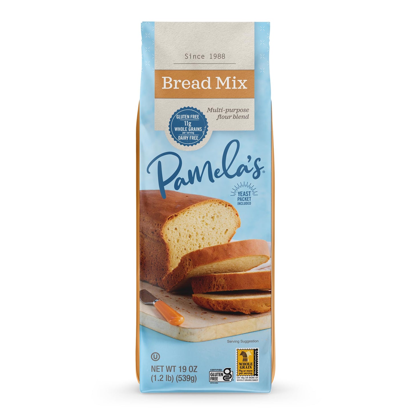 Pamela'S Products Wheat-Free & Gluten-Free, Amazing Bread Mix, 19-Ounce Packages (Pack Of 6) ( Value Bulk Multi-Pack)