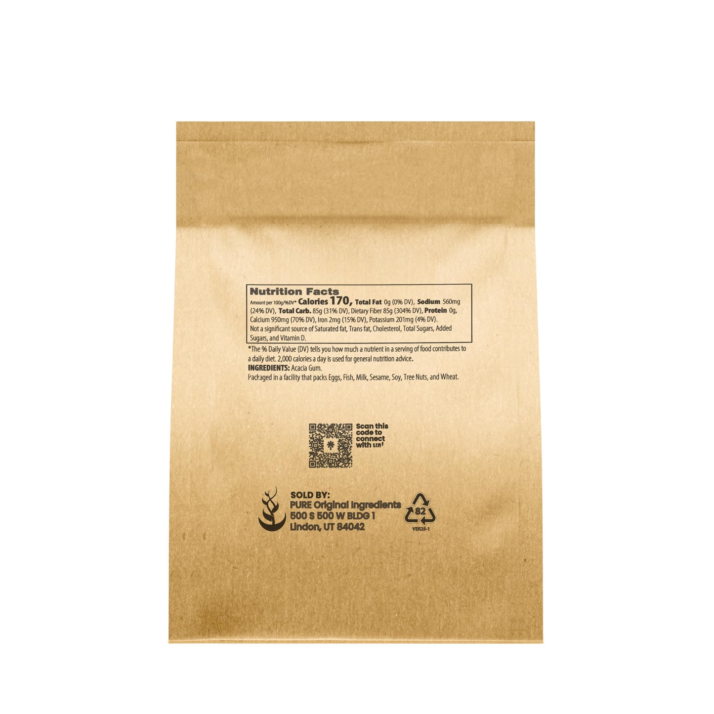 PURE ORIGINAL INGREDIENTS Gum Arabic - Essential for DIY Watercolors, 2 Ounce