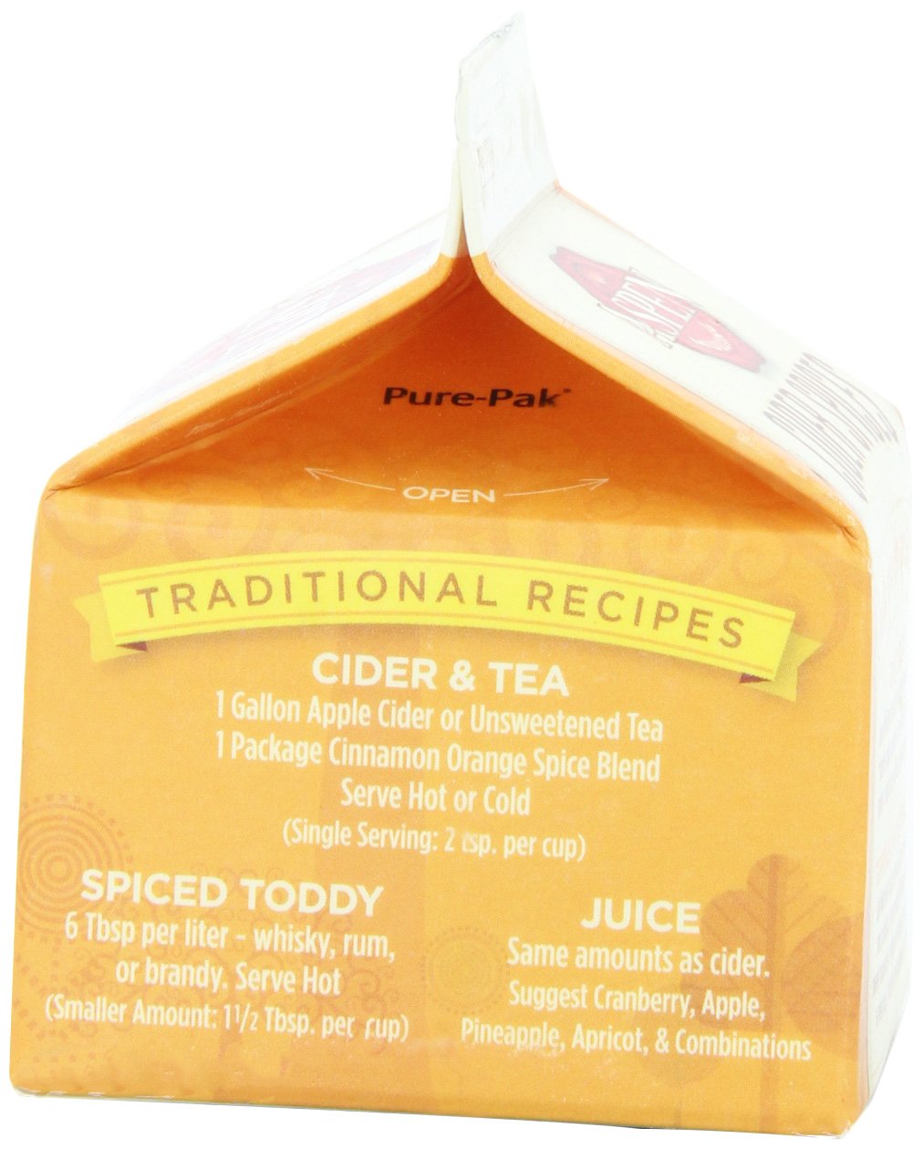 ASPEN MULLING Cider Spices, Cinnamon Orange Blend, 5.65 oz, Pack of 9