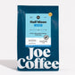 JOE COFFEE COMPANY Half Moon Half Caffeinated Ground Coffee, 12 oz Bag, Rainforest Alliance Certified, Kosher, Climate Friendly