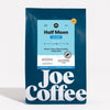JOE COFFEE COMPANY Half Moon Half Caffeinated Ground Coffee, 12 oz Bag, Rainforest Alliance Certified, Kosher, Climate Friendly