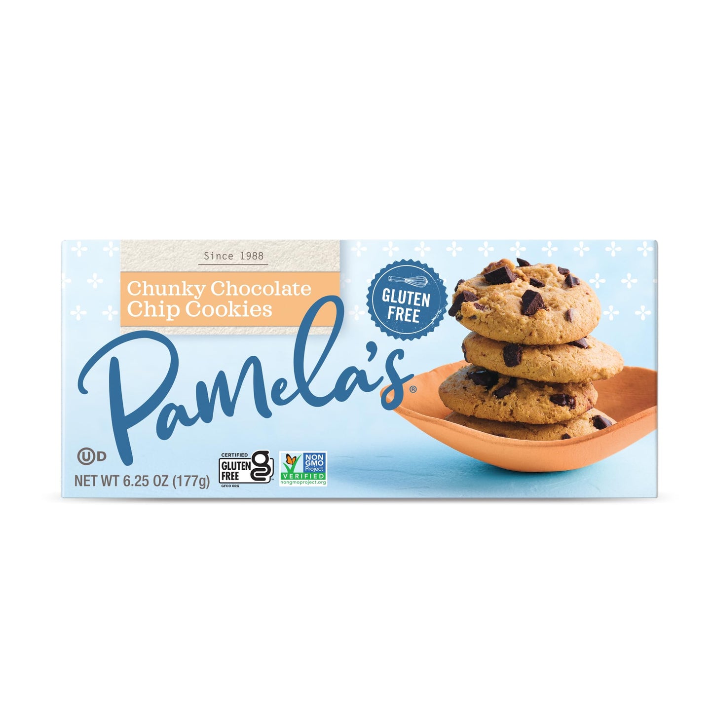 Pamelas Products Chunky Chocolate Chip Cookies, 6.25 Oz