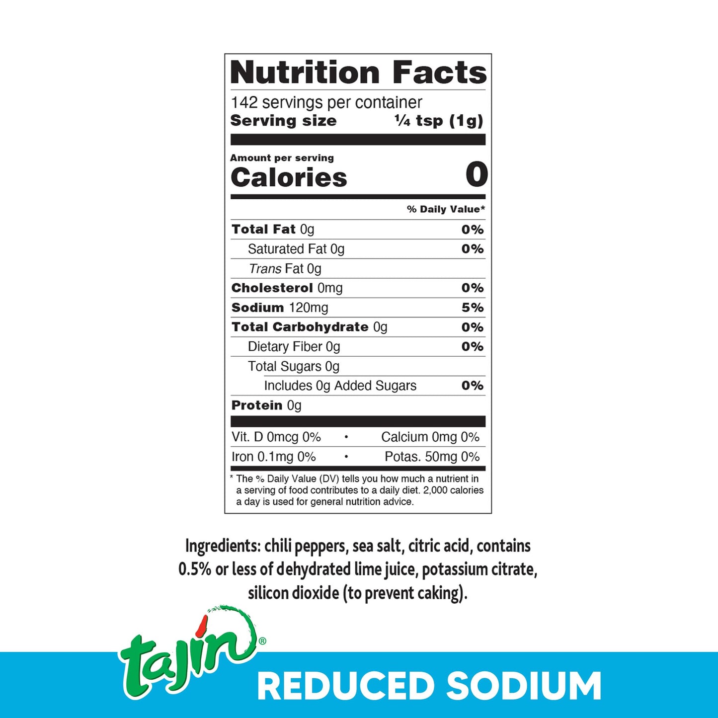 Tajín Clásico Reduced Sodium Seasoning 5 Oz (Pack Of 3)