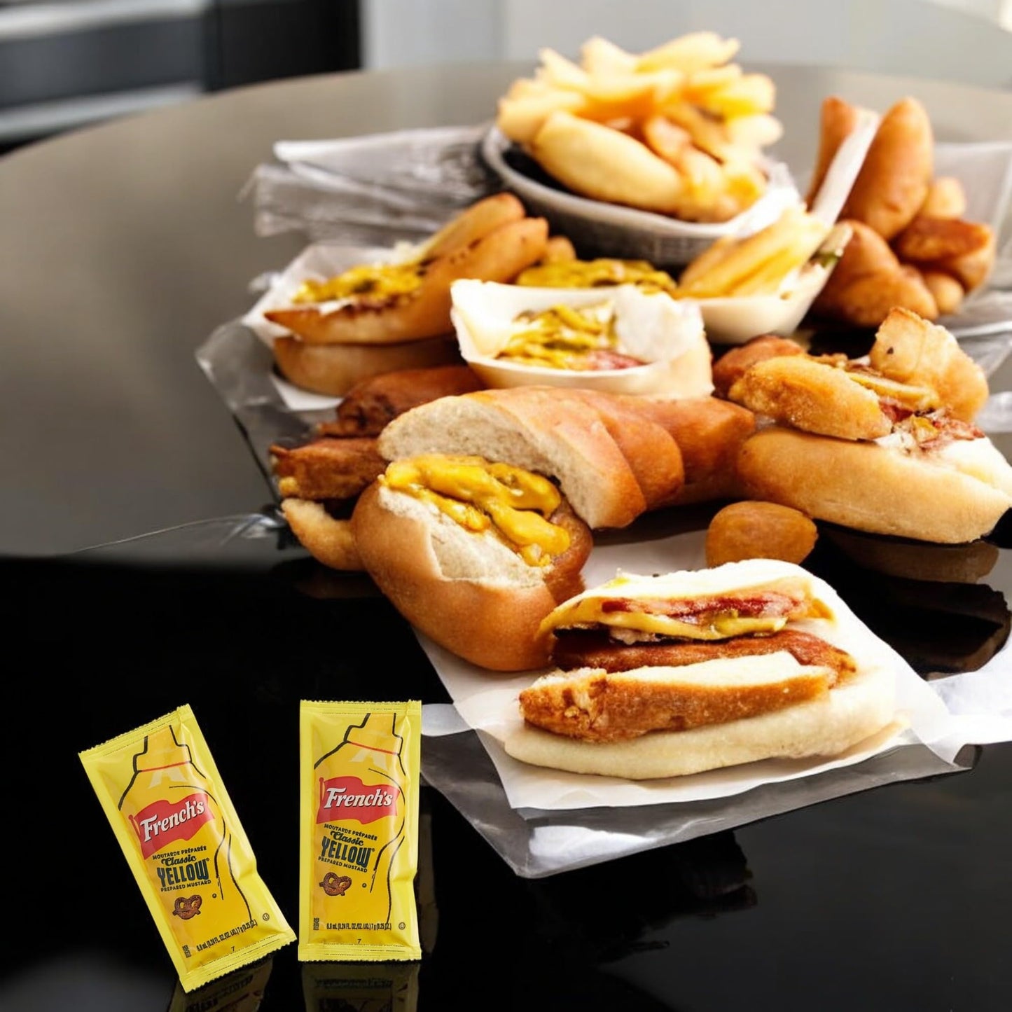 French'S Classic Yellow Mustard 7 Gr Portion Packet, Single Serve, 50 Pcs.