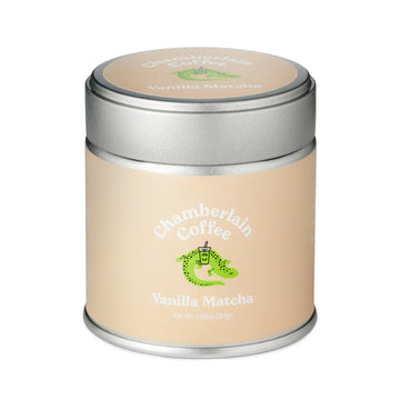 Chamberlain Coffee Vanilla Matcha Green Tea Powder - Madagascar Vanilla + Ceremonial Grade Matcha - Hot Or Iced - Organic, Vegan