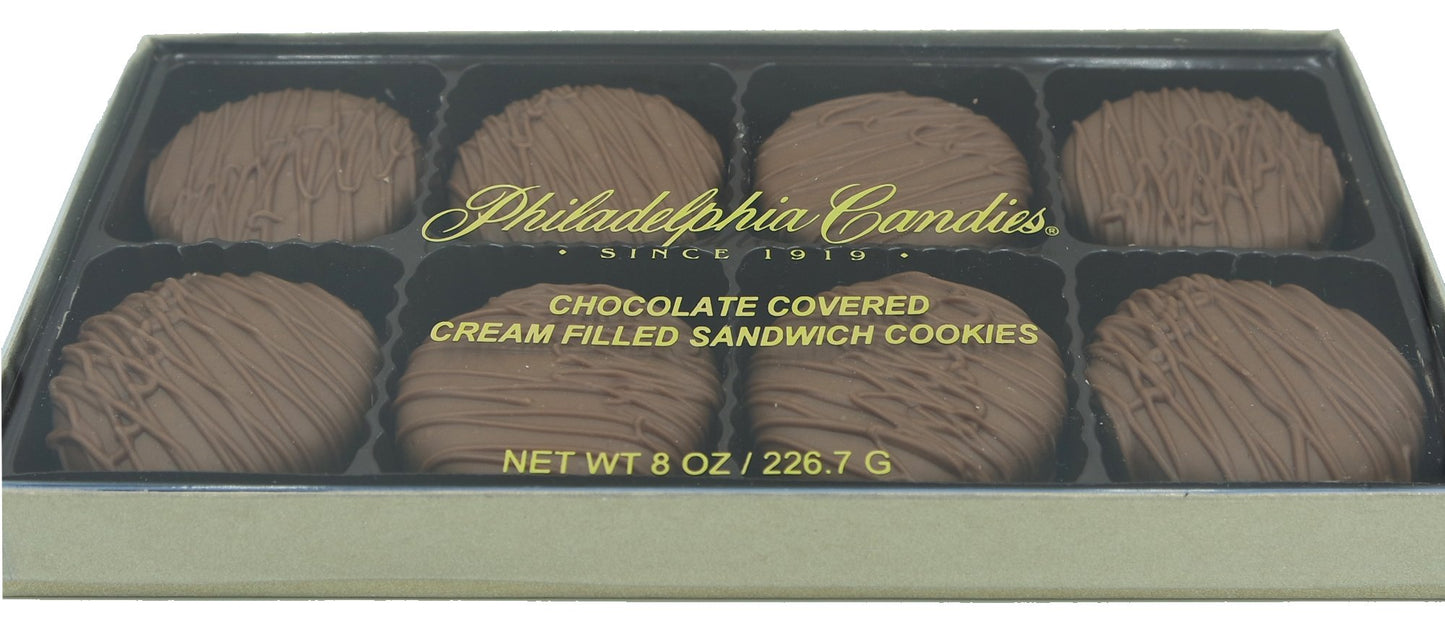 Philadelphia Candies Milk Chocolate Covered OREO Cookies, 8 oz, Pack of 1
