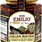 Don Emilio Salsa Macha - Authentic Mexican Spicy Chili Oil, 9 oz Glass Jar