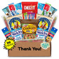 Hangry Kits Thank You Gifts For Men And Women - Send-Thank You Gift Basket Care Package To A Friend Or Loved One. Delicious Vari