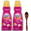 International-Delight Liquid Coffee Creamer.- Pack of Two (2) 32 fl oz Bottles of Smooth & Creamy Delightful Coffee Creamer and 
