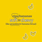 Love + Chew Tasty, Gluten Free Cookies - Banana Bread 10 Count - Vegan - Healthy, Paleo, Non GMO Snacks - Individually Wrapped,