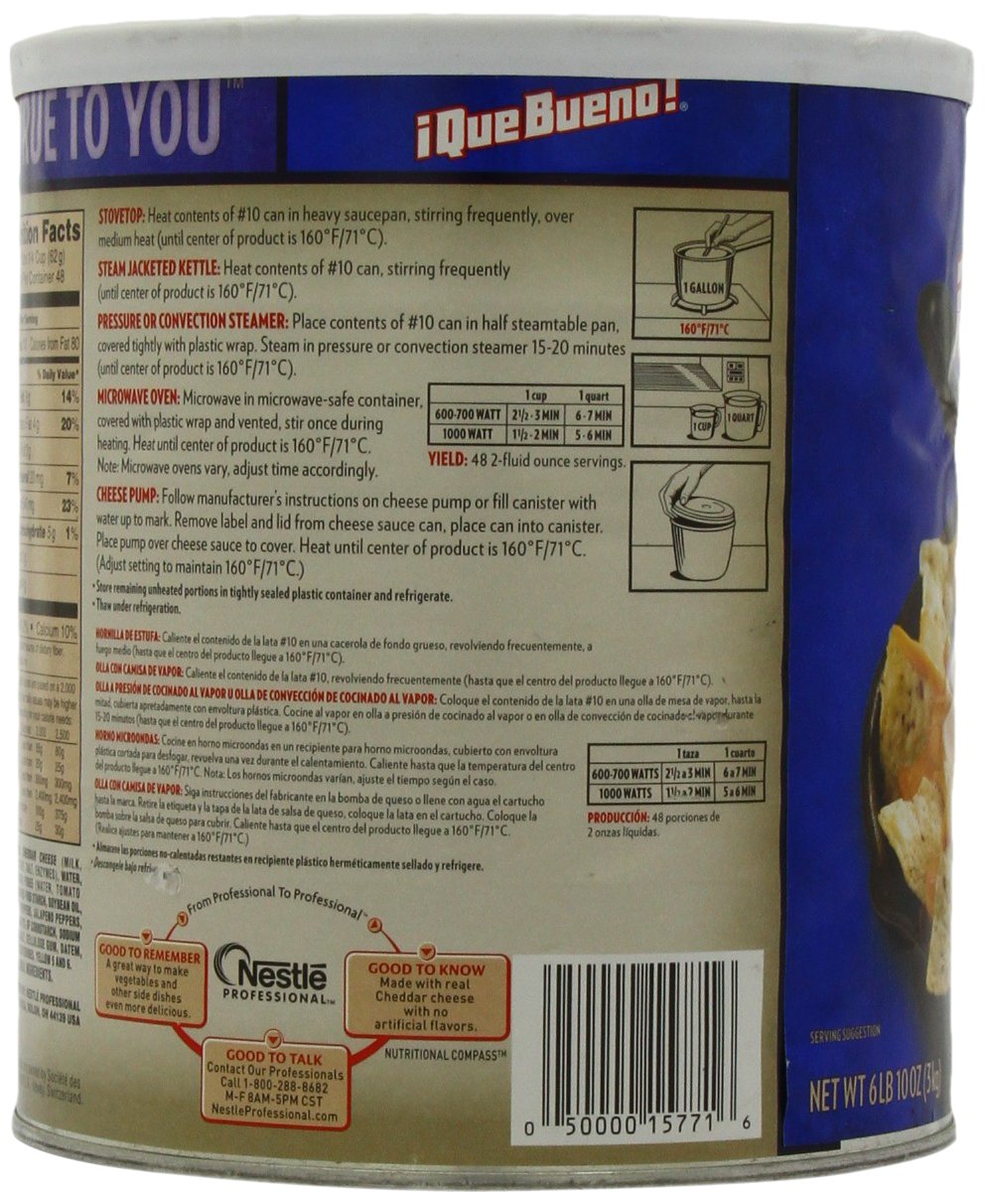 Ortega Que Bueno Nacho Cheese Sauce, 6 lb. 10 oz.