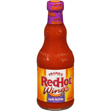 Frank'S Redhot Garlic Buffalo Wings Hot Sauce, 12 Fl Oz