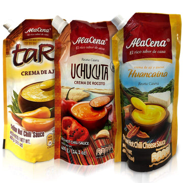 Alacena Crema Huancaina, Crema De Ajia Tari Y Crema De Rocoto Uchucuta Combo