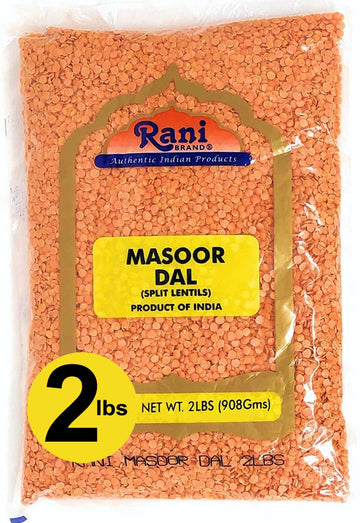 Rani Masoor Dal (Indian Red Lentils) Split Gram, 32Oz (2Lbs) 908G ~ All Natural | Gluten Friendly | Non-Gmo | Vegan | Indian Ori