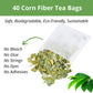 VitalForest Soursop Leaves Tea Bags - 40 Dried Tea Bags - Herbal Infusion