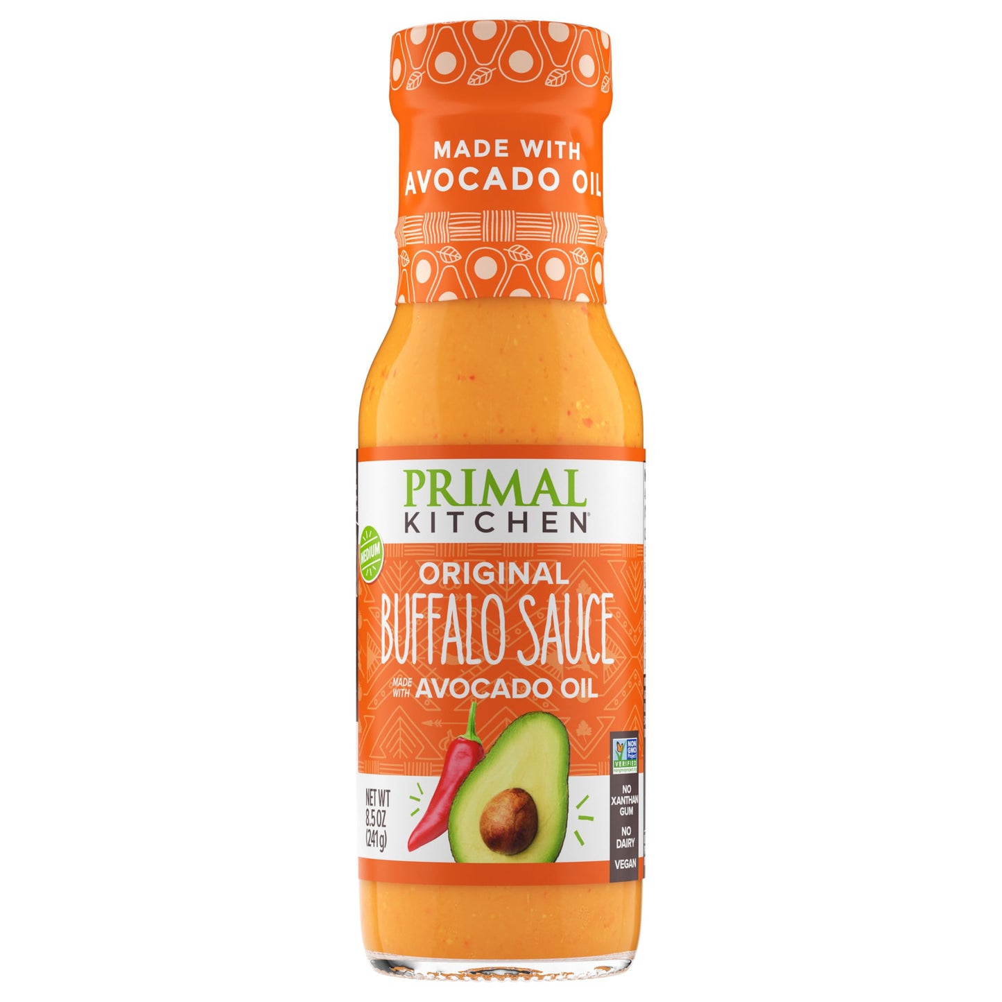 Primal Kitchen No-Dairy Buffalo Sauce Variety 3-Pack, Made With Real Ingredients Like Avocado Oil And No Cane Sugar Or Corn Syru