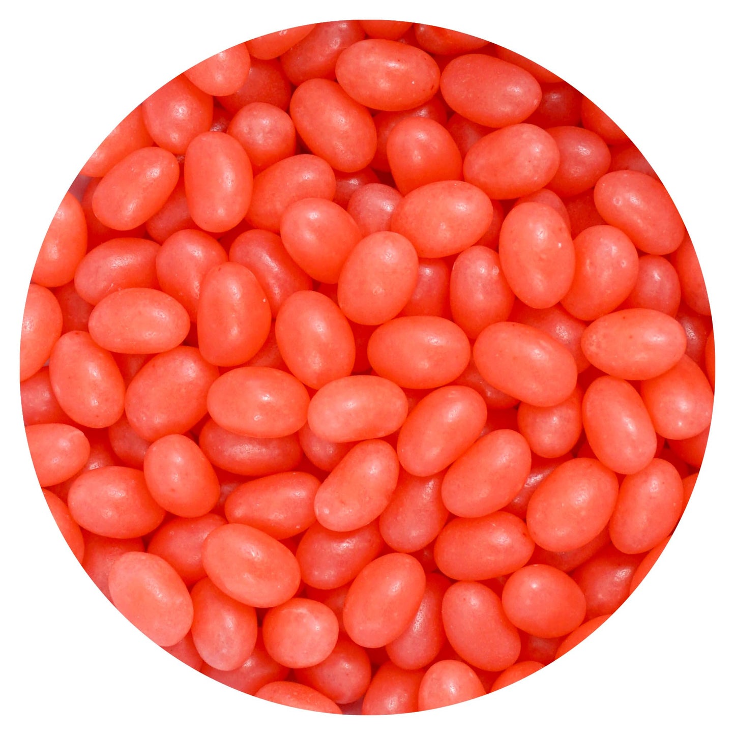 Pink Jelly Beans, 1 Pound Bulk Bag, Pink Candy, Strawberry Flavor, The Hampton Popcorn & Candy Company