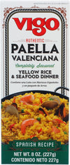 Vigo Authentic Paella Valenciana, Yellow Rice & Seafood Dinner, Spanish Recipe (Yellow Rice & Seafood Dinner, 8 Ounce (Pack of 6