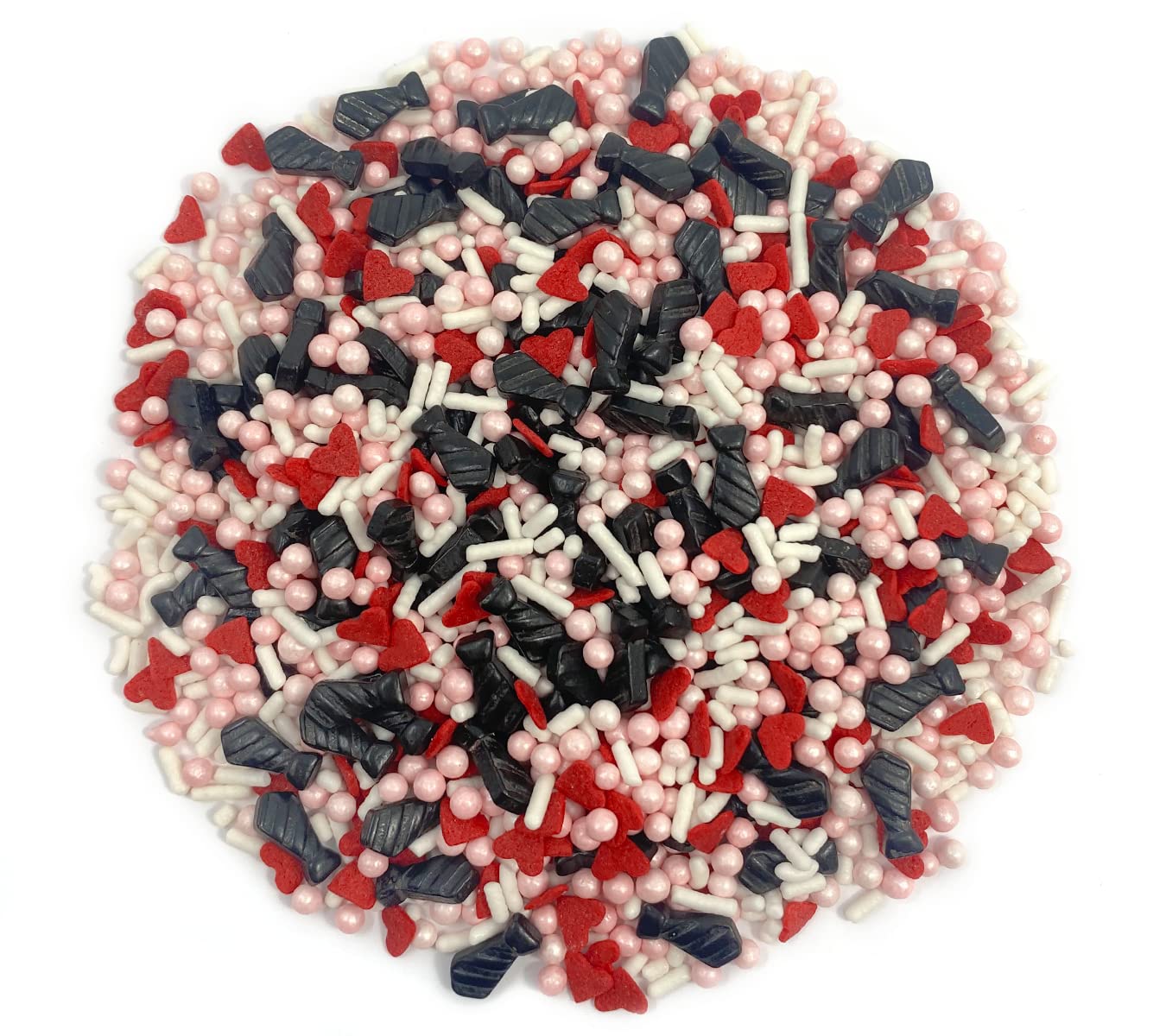 Mystic Sprinkles Wedding/Bridal Sprinkles Mixes (Date Night Sprinkle Mix 3.9Oz)