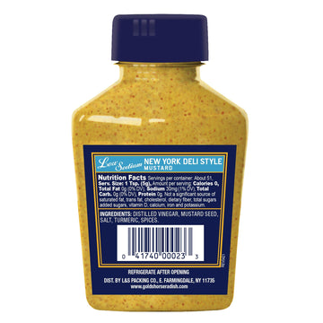 Gold’S Low Sodium New York Deli - Kosher Certified, Gluten Free, Fat Free, Only 10 Calories Per Serving - Made In The Usa