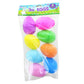 Forum Novelties Solid Color 3 Inch Plastic Easter Eggs | Pack of 8