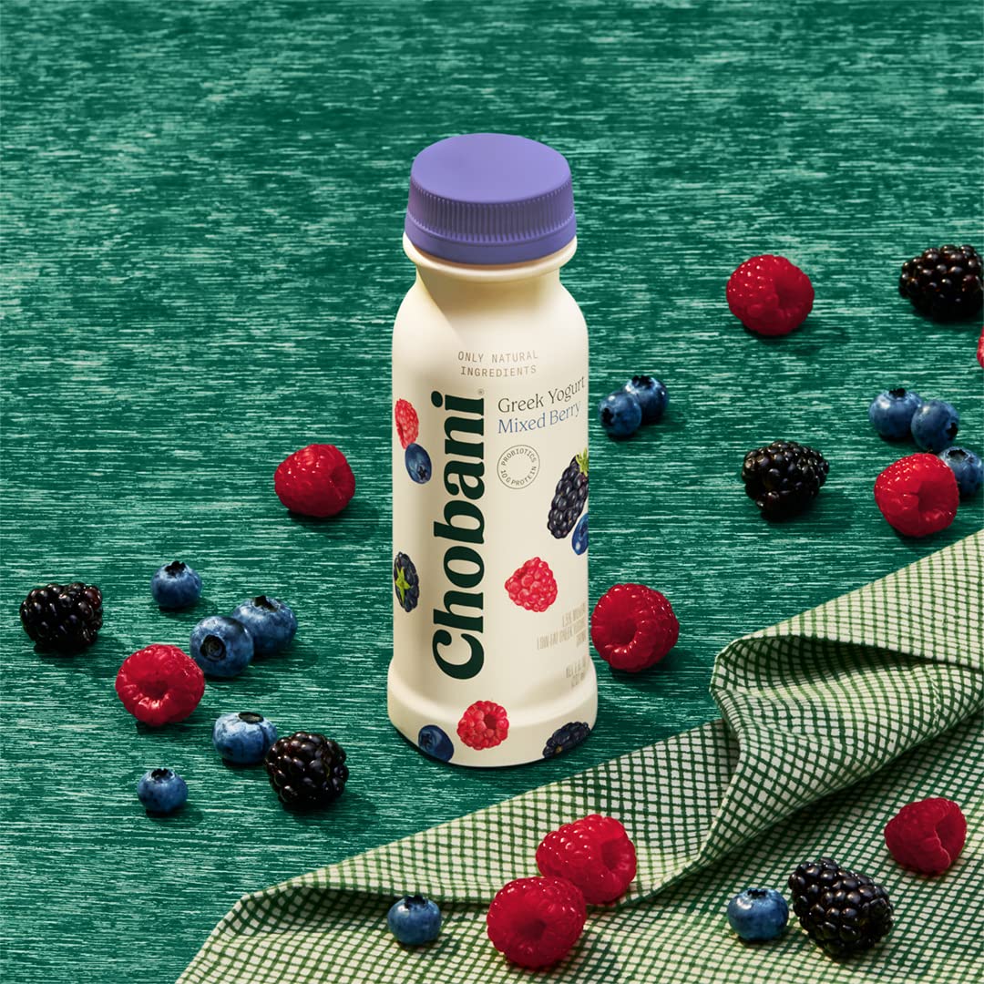 Chobani Mixed Berry Low-Fat Greek Yogurt Drink 7 Fl.oz