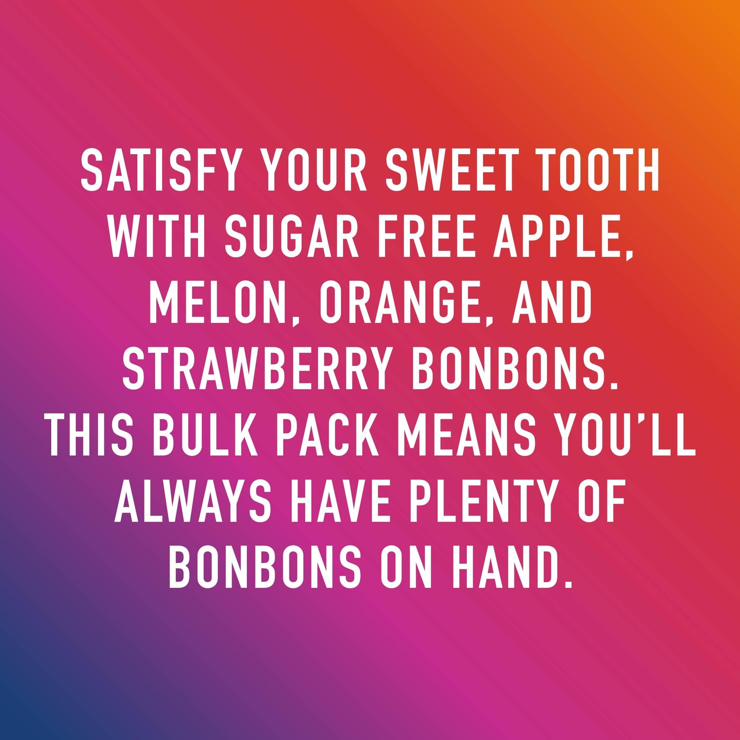 Swiss Imports Sugar Free Bonbons Hard Candy Drops, Variety Of Apple, Melon, Orange, Strawberry, 100 Individually Wrapped Pieces,