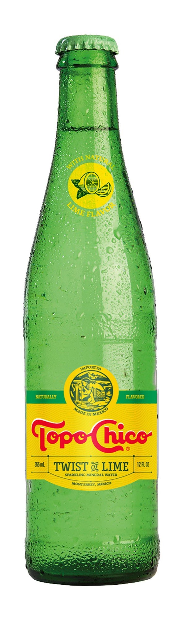 Topo Chico Twist Of Lime,12Oz Glass Bottle (Pack Of 6, Total Of 72 Fl Oz)