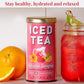 The Republic of Tea Hibiscus Sangria Iced Tea, Caffeine-Free Herbal Blend, 40 Large Pouches, 40 Quarts, Pack of 1