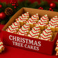 Christmas Tree Cakes Bulk 40 Count - Festive Holiday Snack Cakes Gift Box - Individually Wrapped Vanilla Cakes - Perfect for Par