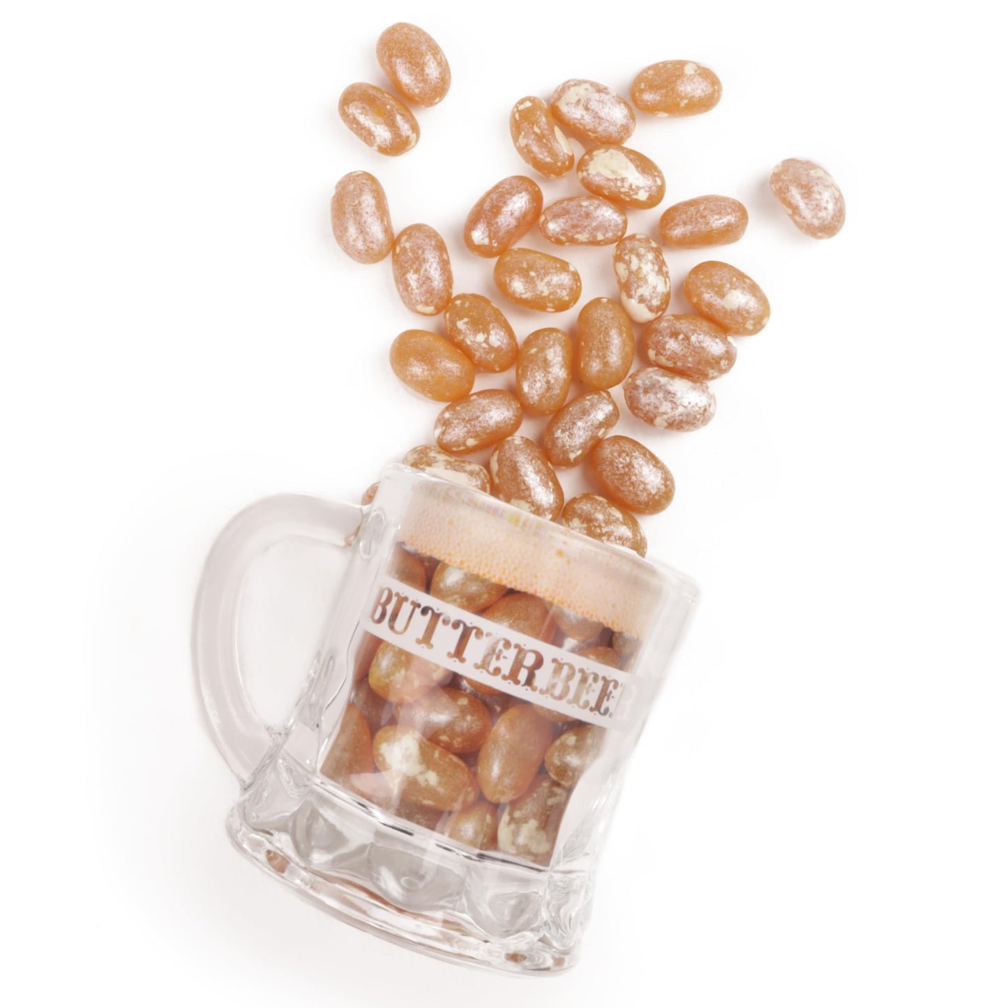 Jelly Belly Butter Beer Jelly Beans, Butterscotch Flavor, Small Glass, 1.2 Ounces