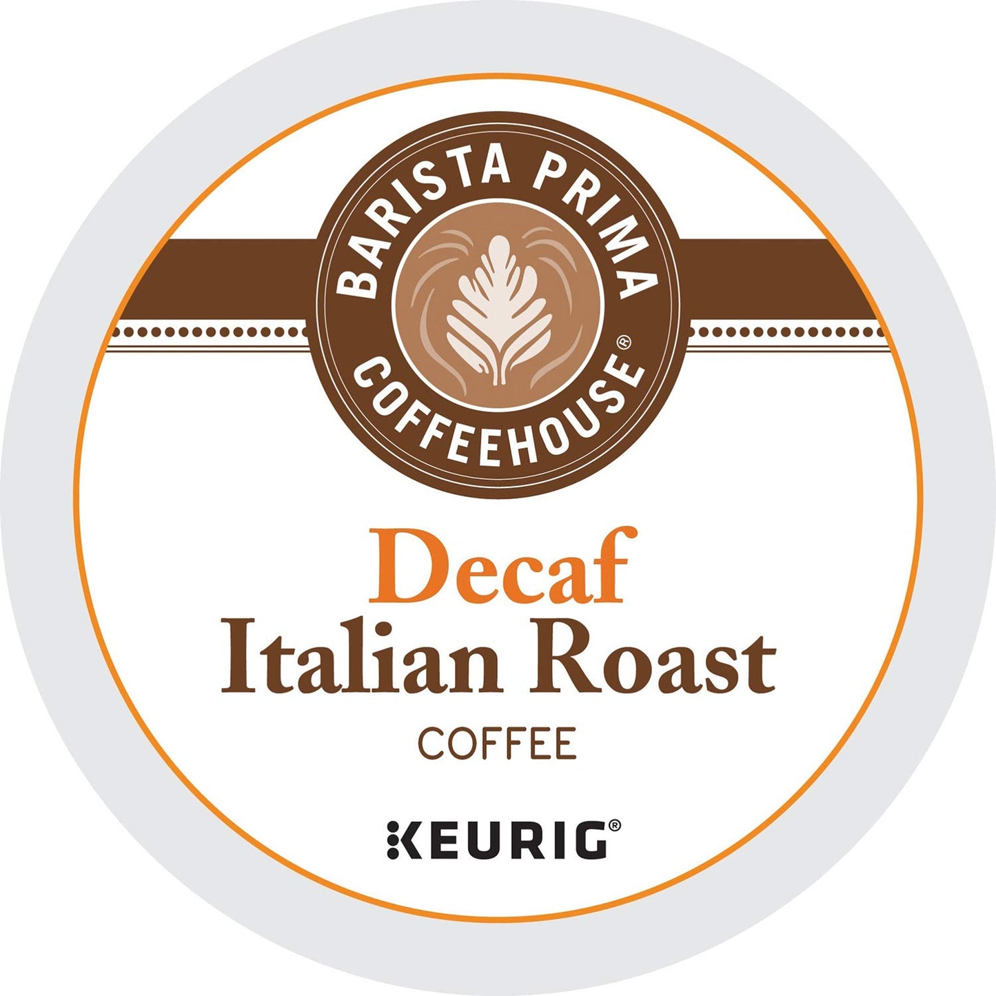 Barista Prima Decaf Coffee K-Cup, Italian Roast, 24 Count, White, Model 99555066241