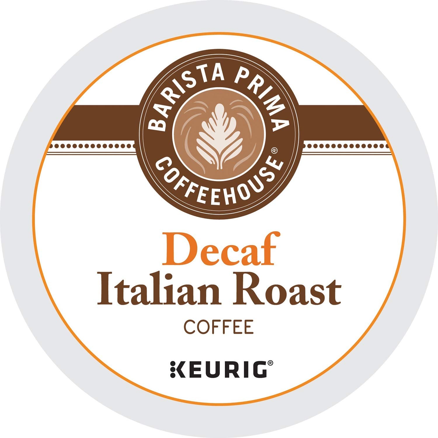 Barista Prima Decaf Coffee K-Cup, Italian Roast, 24 Count, White, Model 99555066241