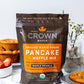 Crown Maple Organic Maple Sugar Pancake and Waffle Mix, 16oz, with Handcrafted Maple Sugar and Small-Batch Maple Pearls