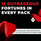 MISS FORTUNES Funny Fortune Cookies - Dirty Dozen, 12 Individually Wrapped Cookies for Date Night and Bachelorette Parties