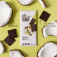 Theo Chocolate Coconut Organic Dark Chocolate Bar, 70% Cacao, 12 Pack | Vegan, Fair Trade