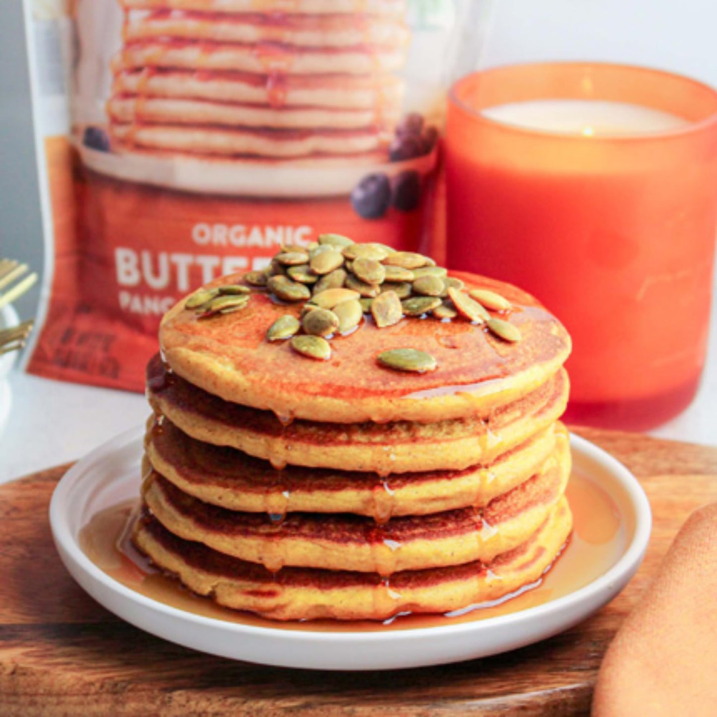 Arrowhead Mills Buttermilk Pancake and Waffle Mix, 22 oz (Pack of 2)
