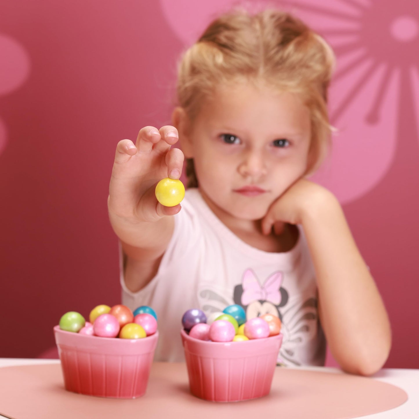Gumballs For Gumball Machine - Shimmer Gum Mix 1 Inch Large Gumballs - Assorted Fruit Flavored Bubble Gum For Kids - Sweet Chewi